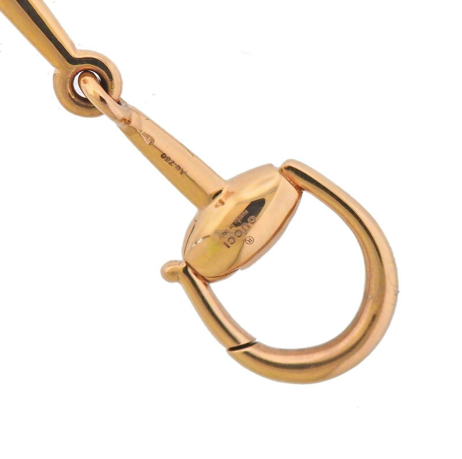 Women's Gucci Horsebit Rose Gold Bracelet