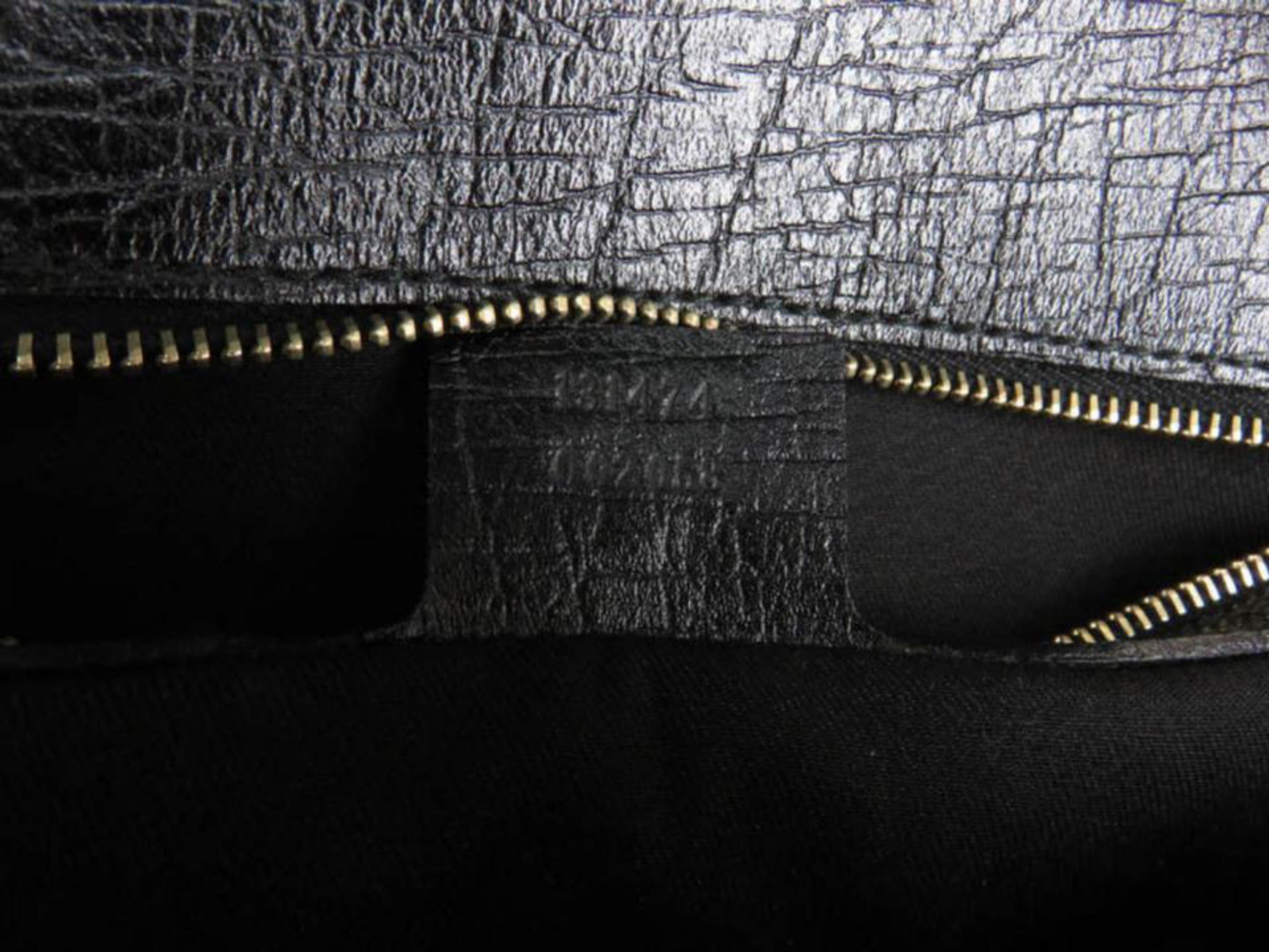 Gucci Horsebit Sherry Web Chain Flap 867901 Black Canvas Shoulder Bag In Excellent Condition For Sale In Forest Hills, NY