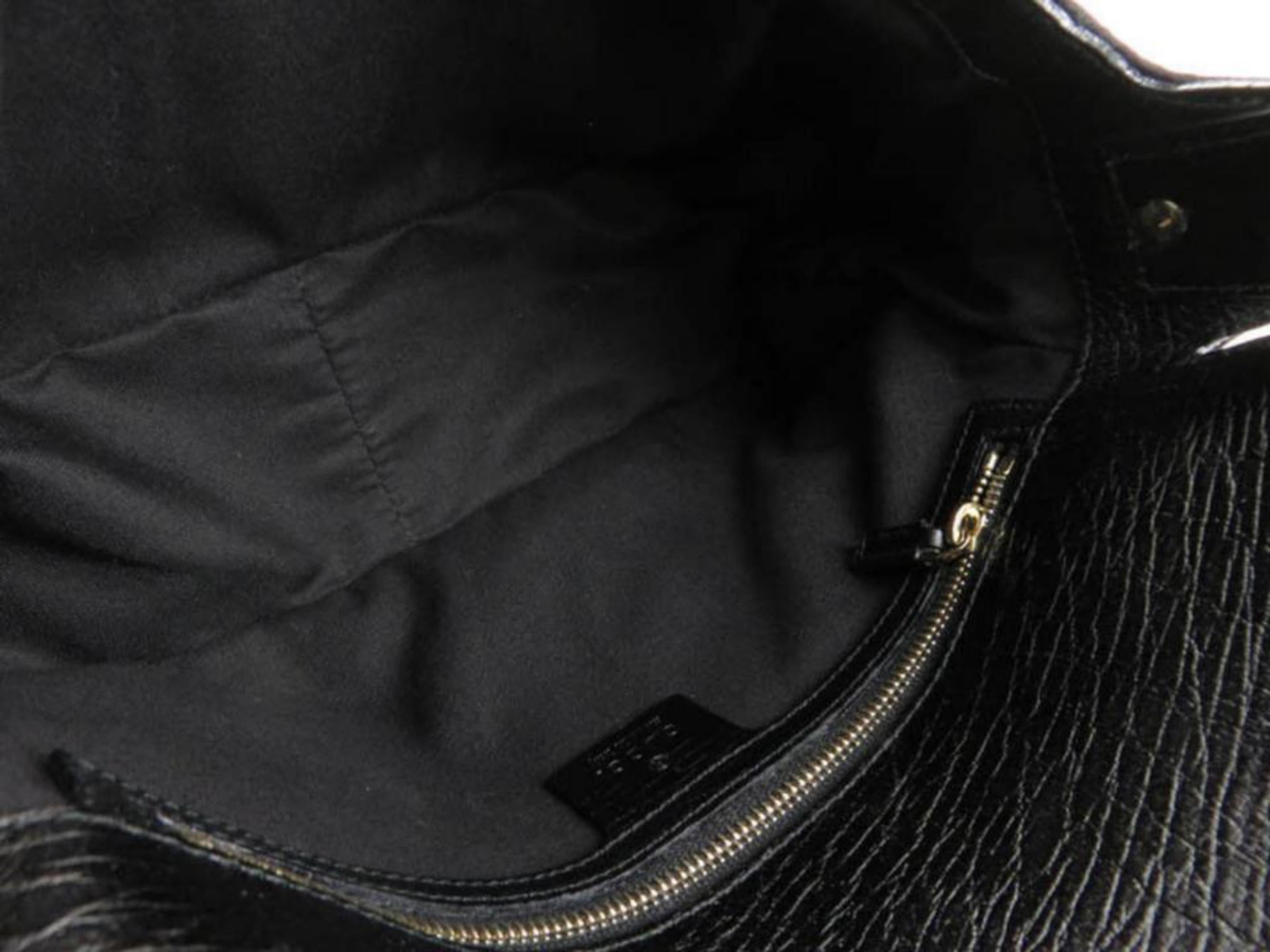 Women's Gucci Horsebit Sherry Web Chain Flap 867901 Black Canvas Shoulder Bag For Sale