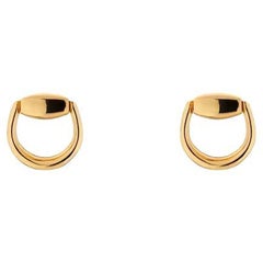 Pendientes Gucci Horsebit de oro amarillo de 18 quilates YBD800098001