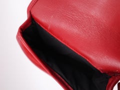 Gucci Horse Bit Suede Waist Pouch Bag Mini Saddle Clutch