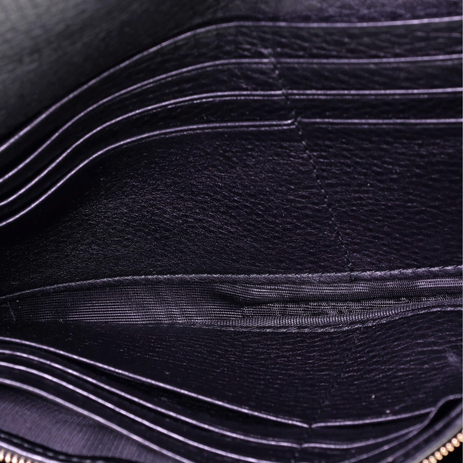 Gucci Horsebit Web Short Chain Wallet Leather 1