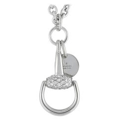 Gucci - Collier mors de cheval en or blanc et diamants