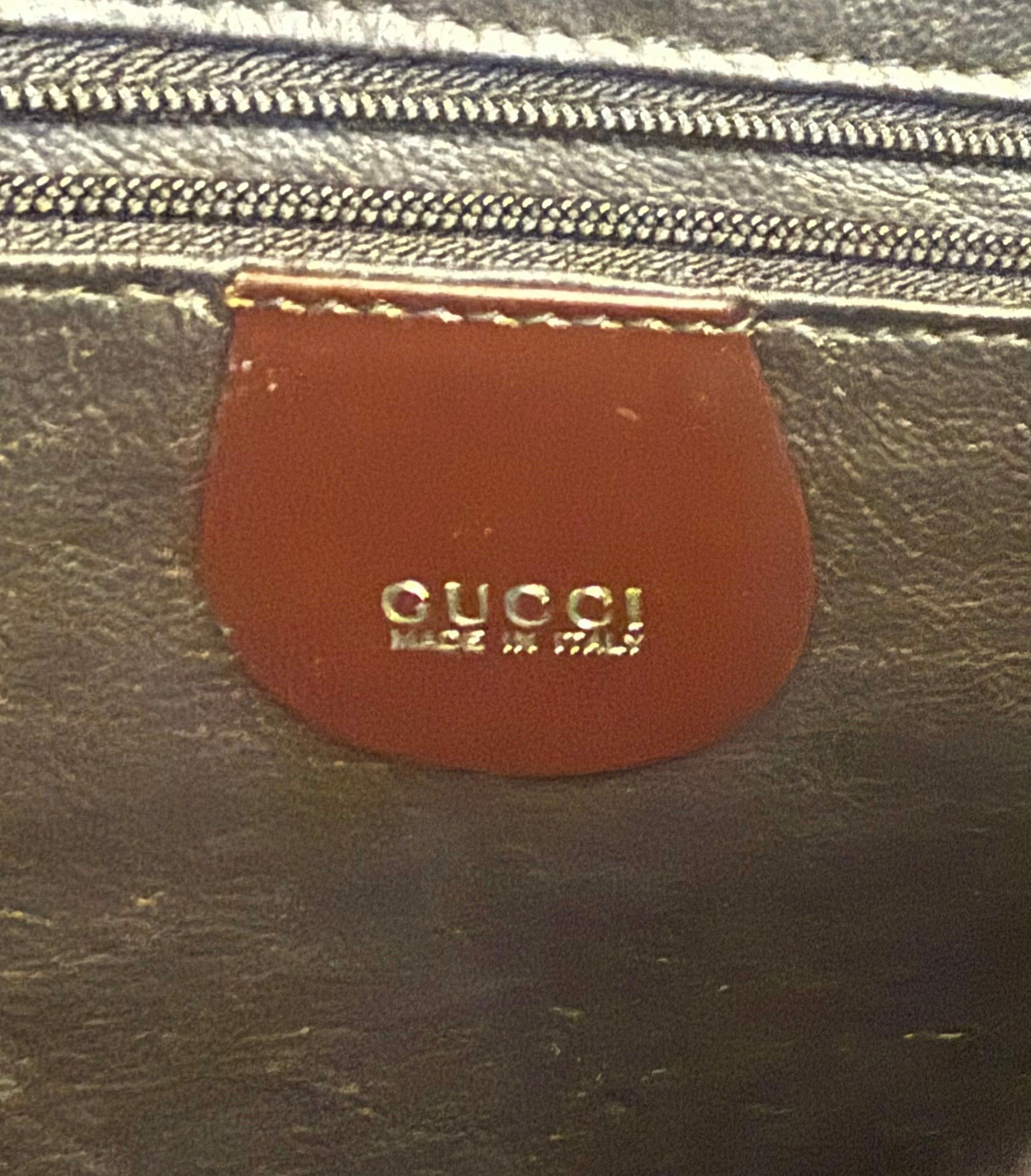 Gucci horsehair and leather shoulder bag For Sale 2