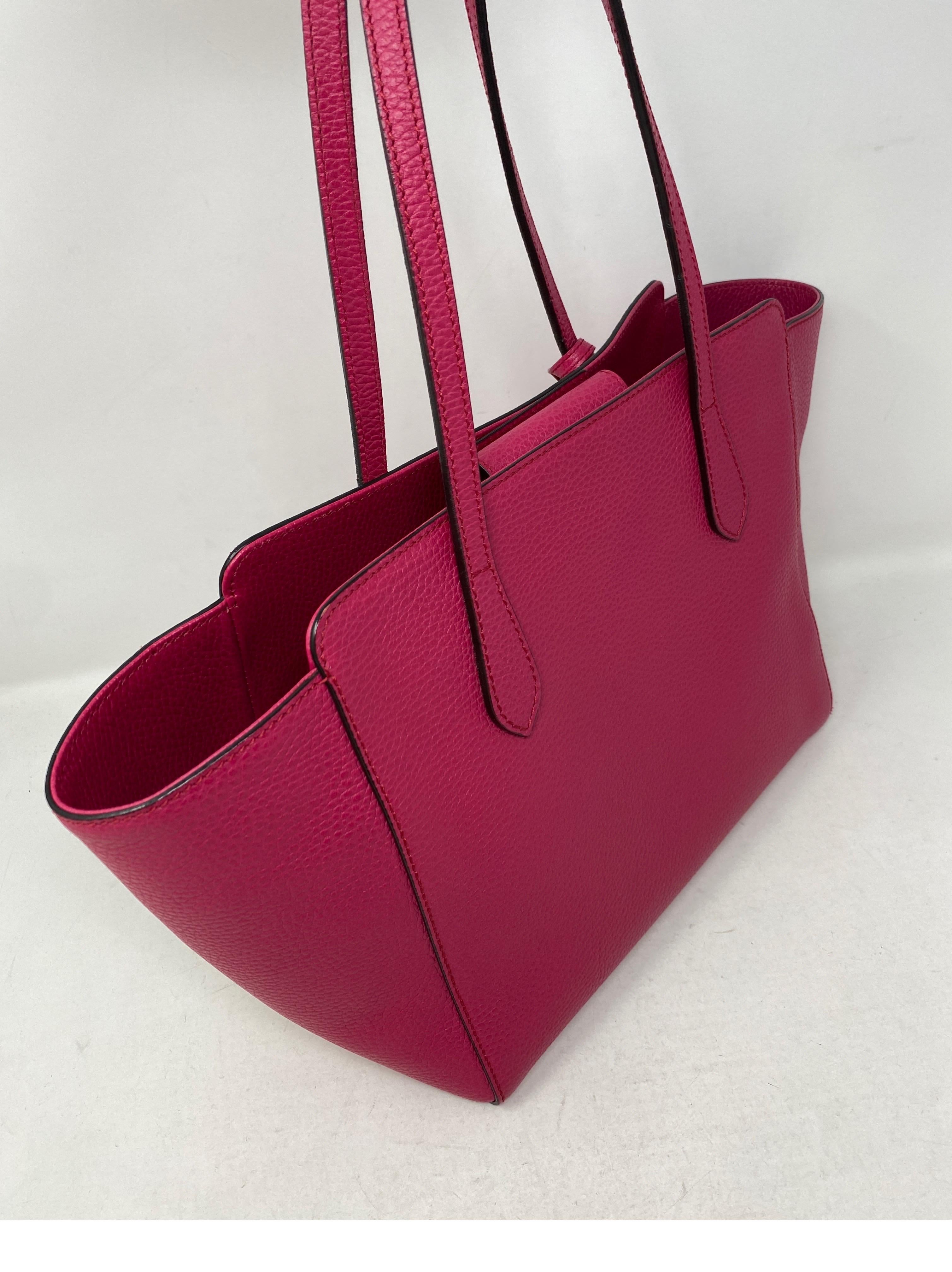 Gucci Hot Pink Ledertasche 7