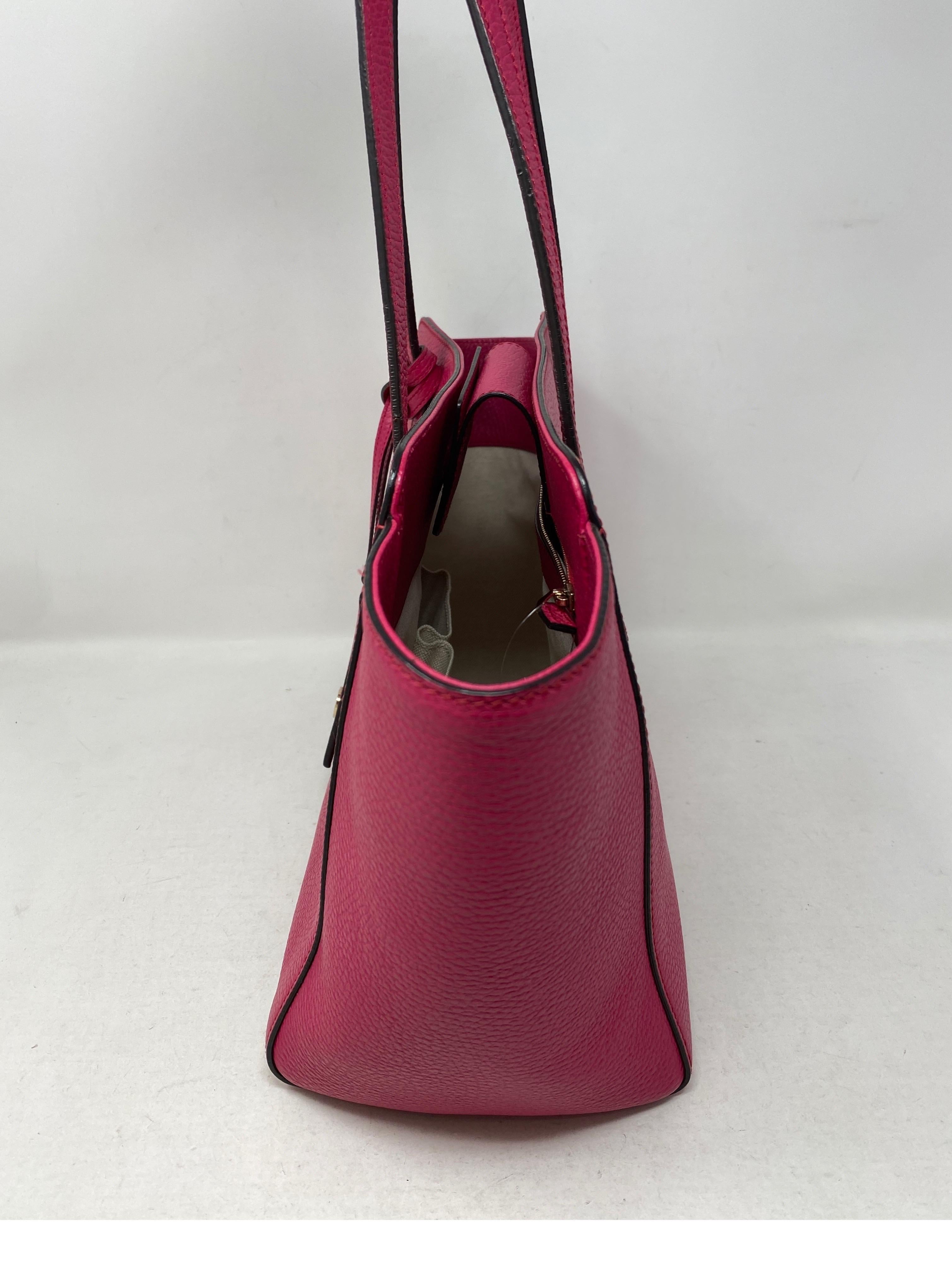 Gucci Hot Pink Ledertasche 8