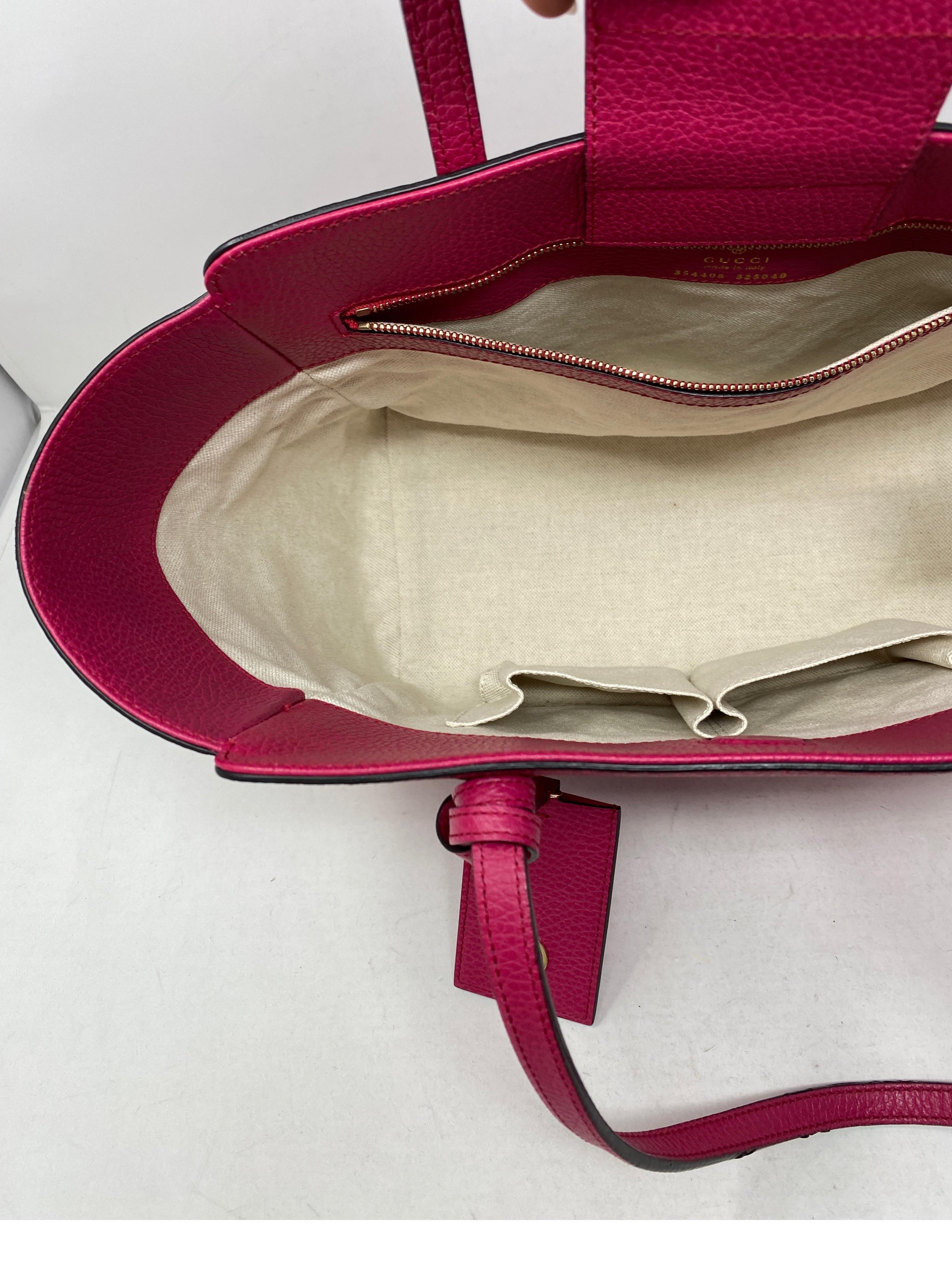 Gucci Hot Pink Ledertasche 11
