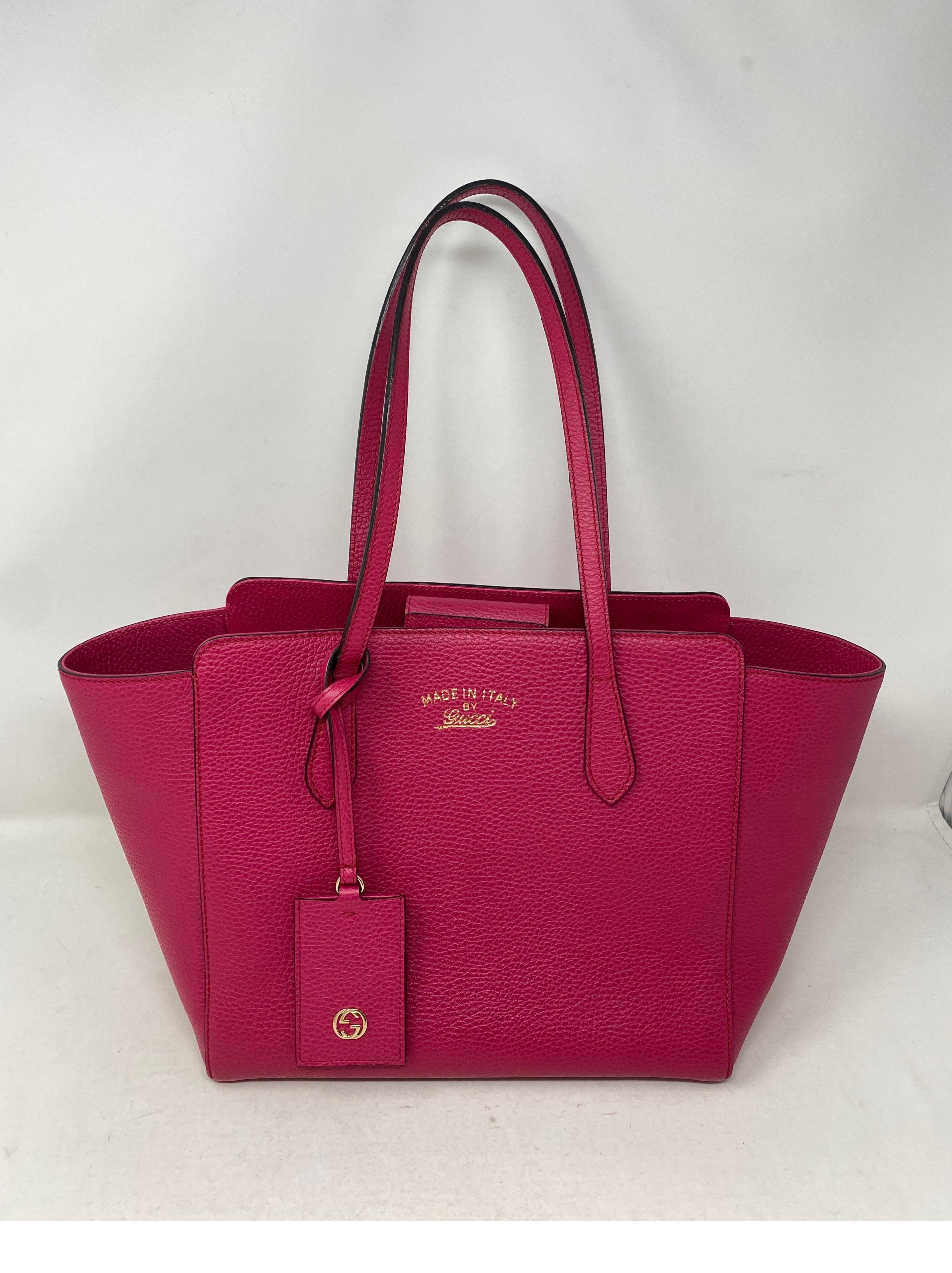 Gucci Hot Pink Ledertasche 13