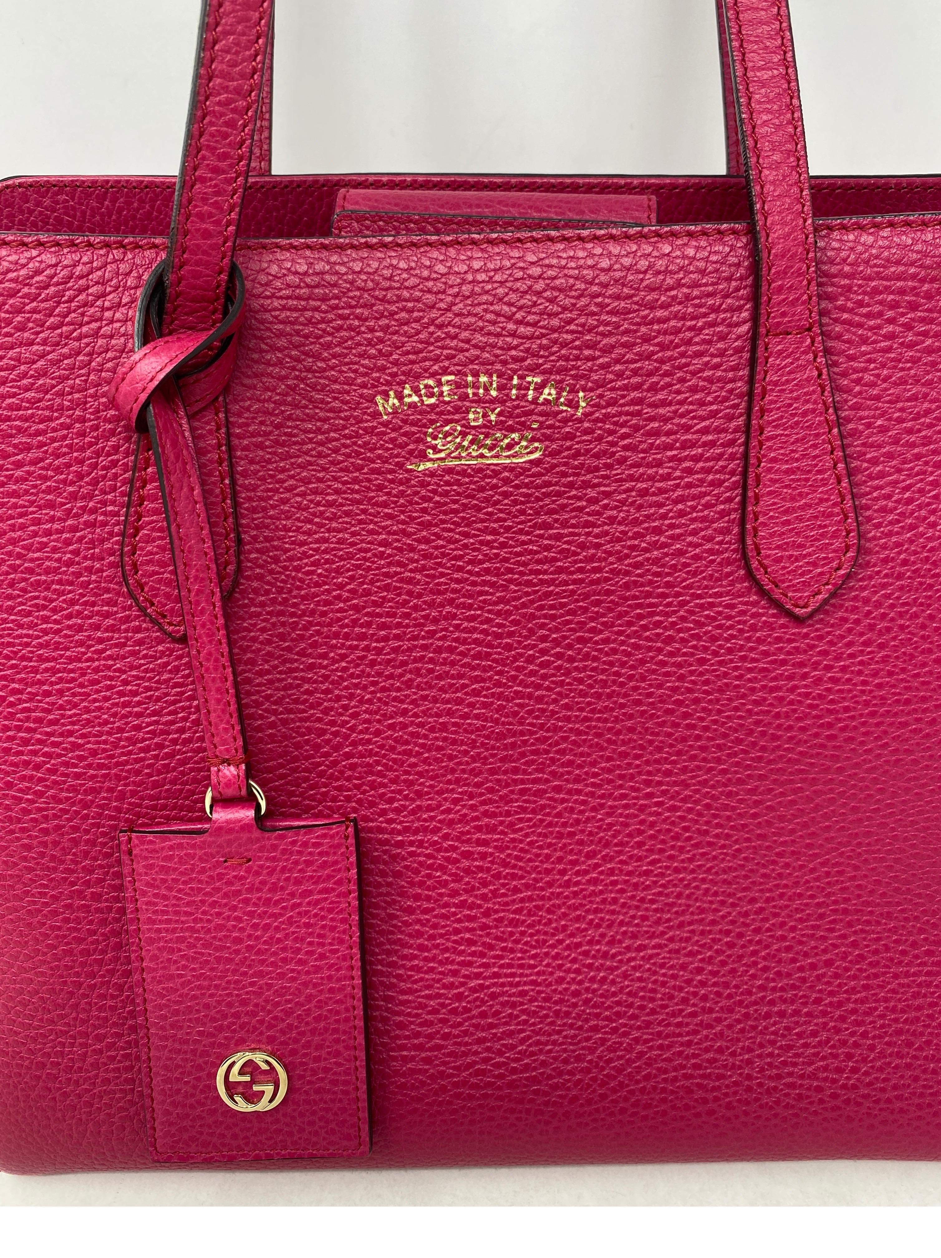 Gucci Hot Pink Ledertasche 15