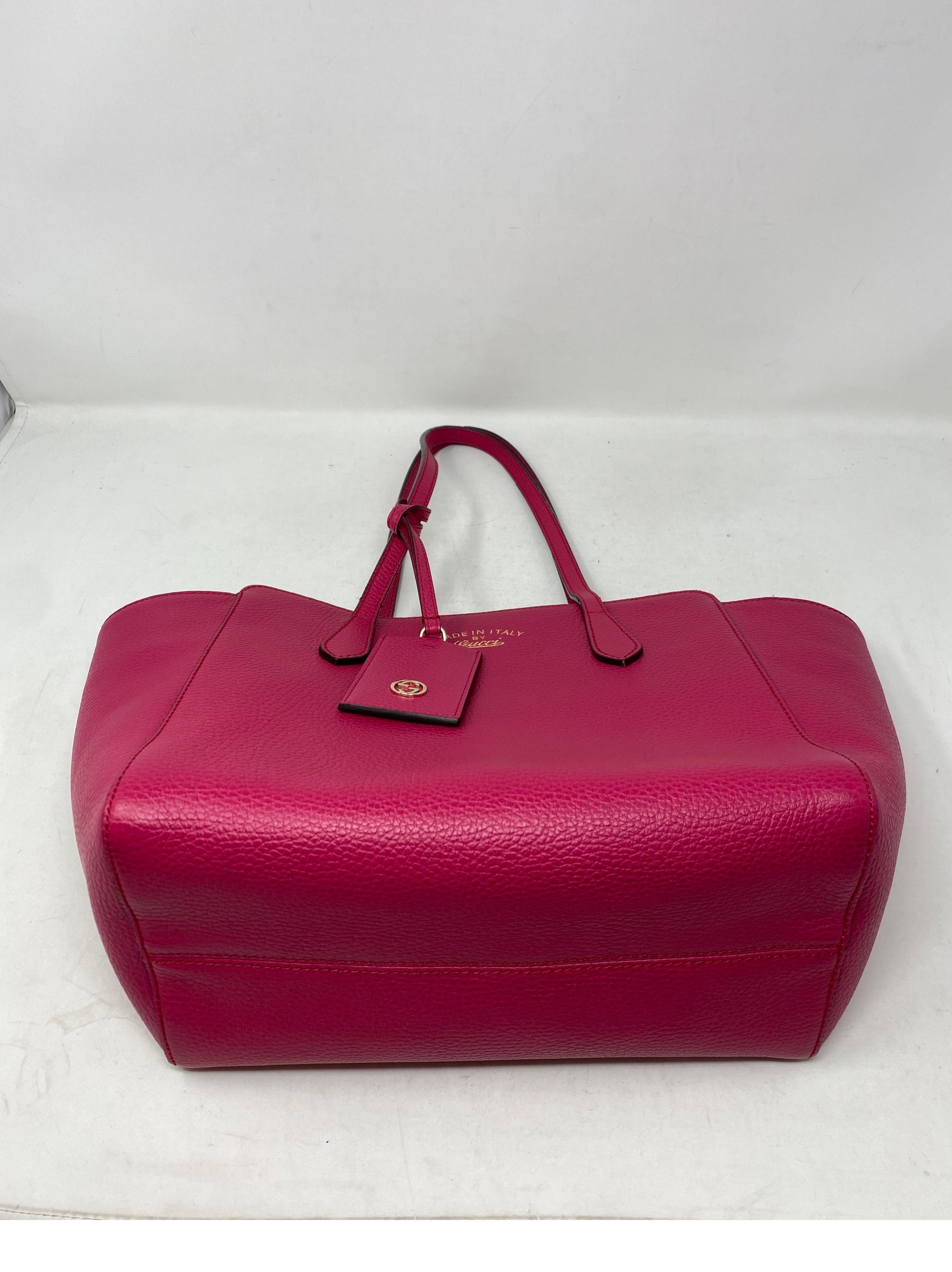 Gucci Hot Pink Ledertasche 16
