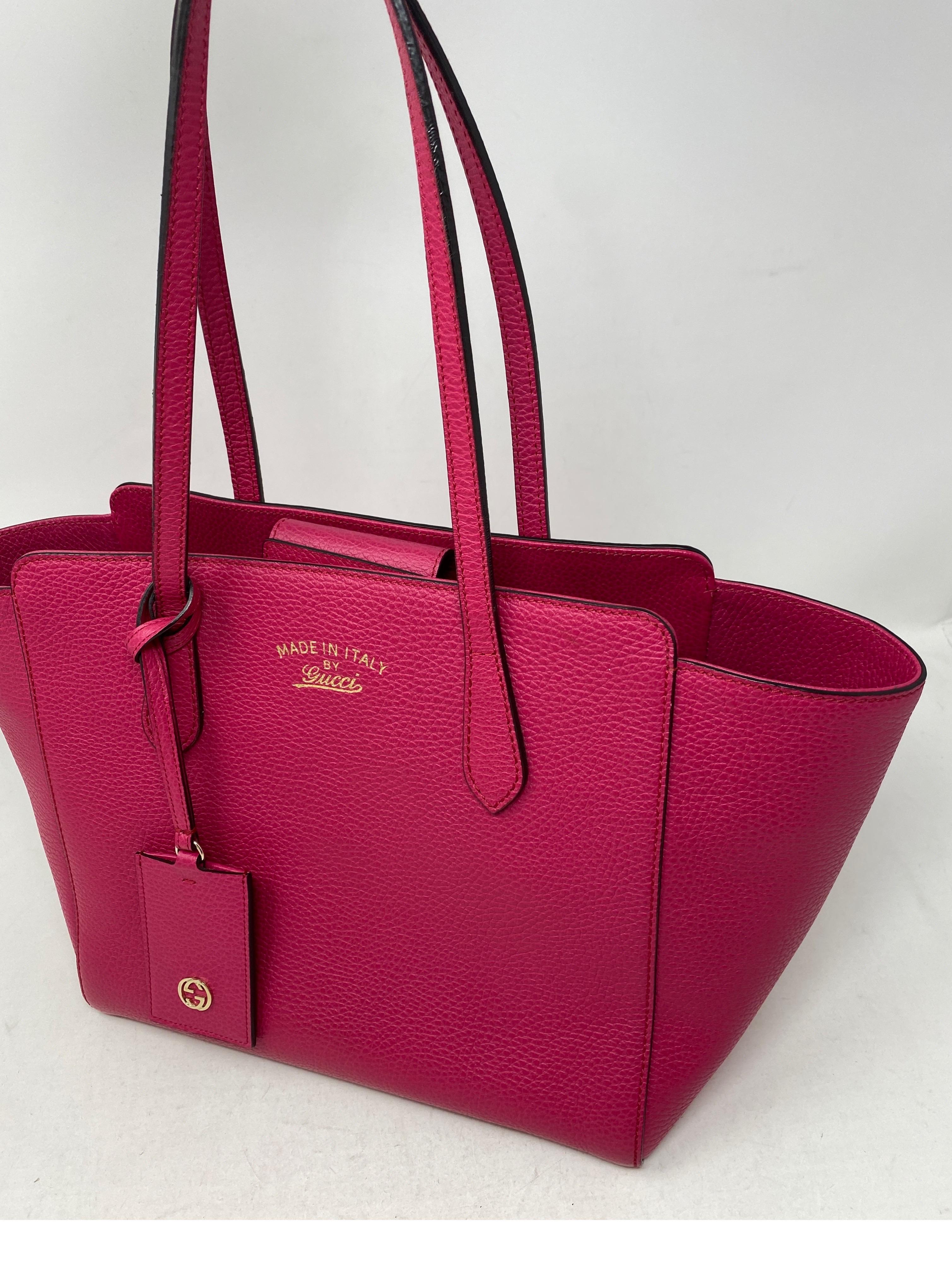 Gucci Hot Pink Ledertasche 1