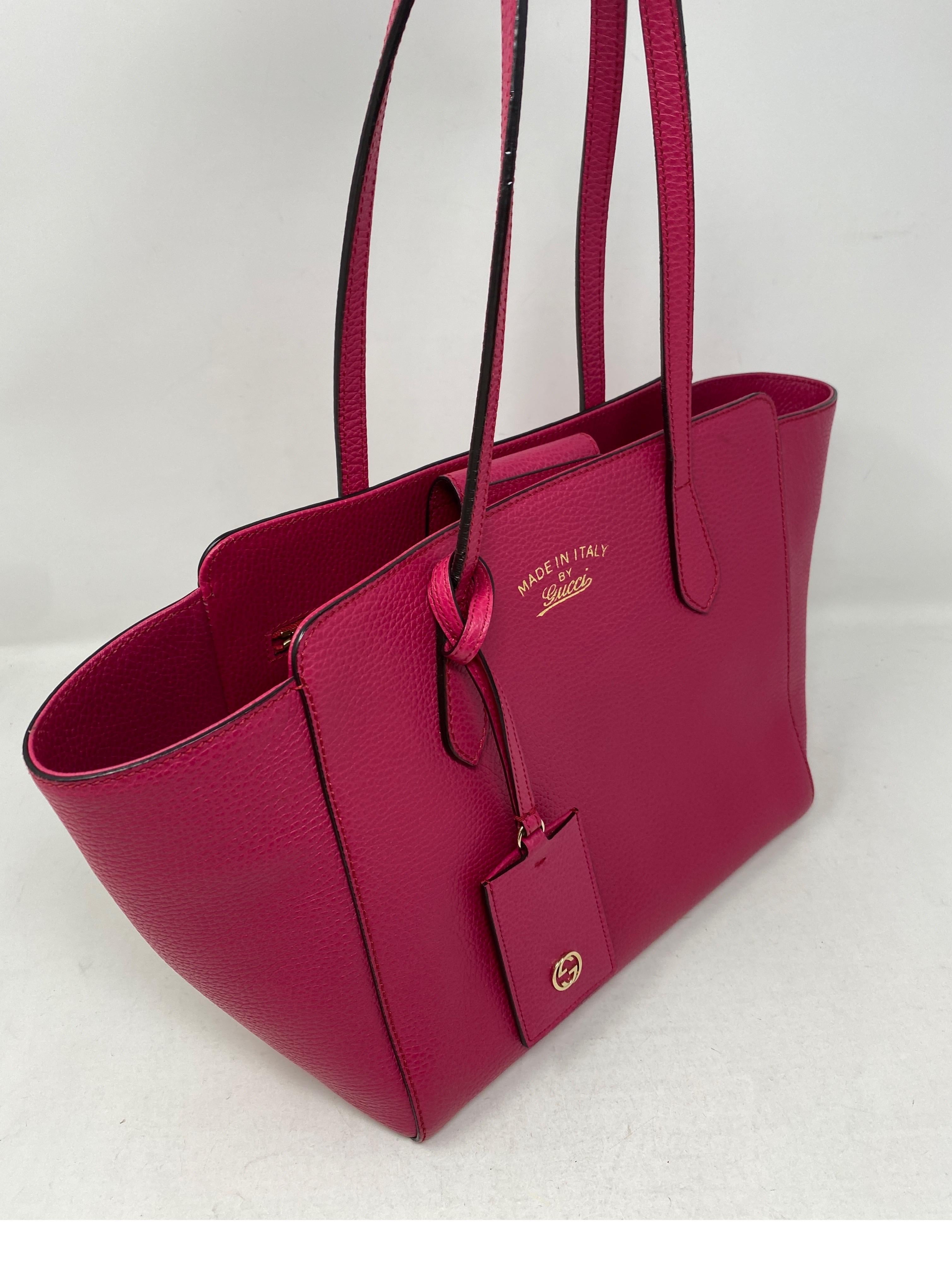 Gucci Hot Pink Ledertasche 3