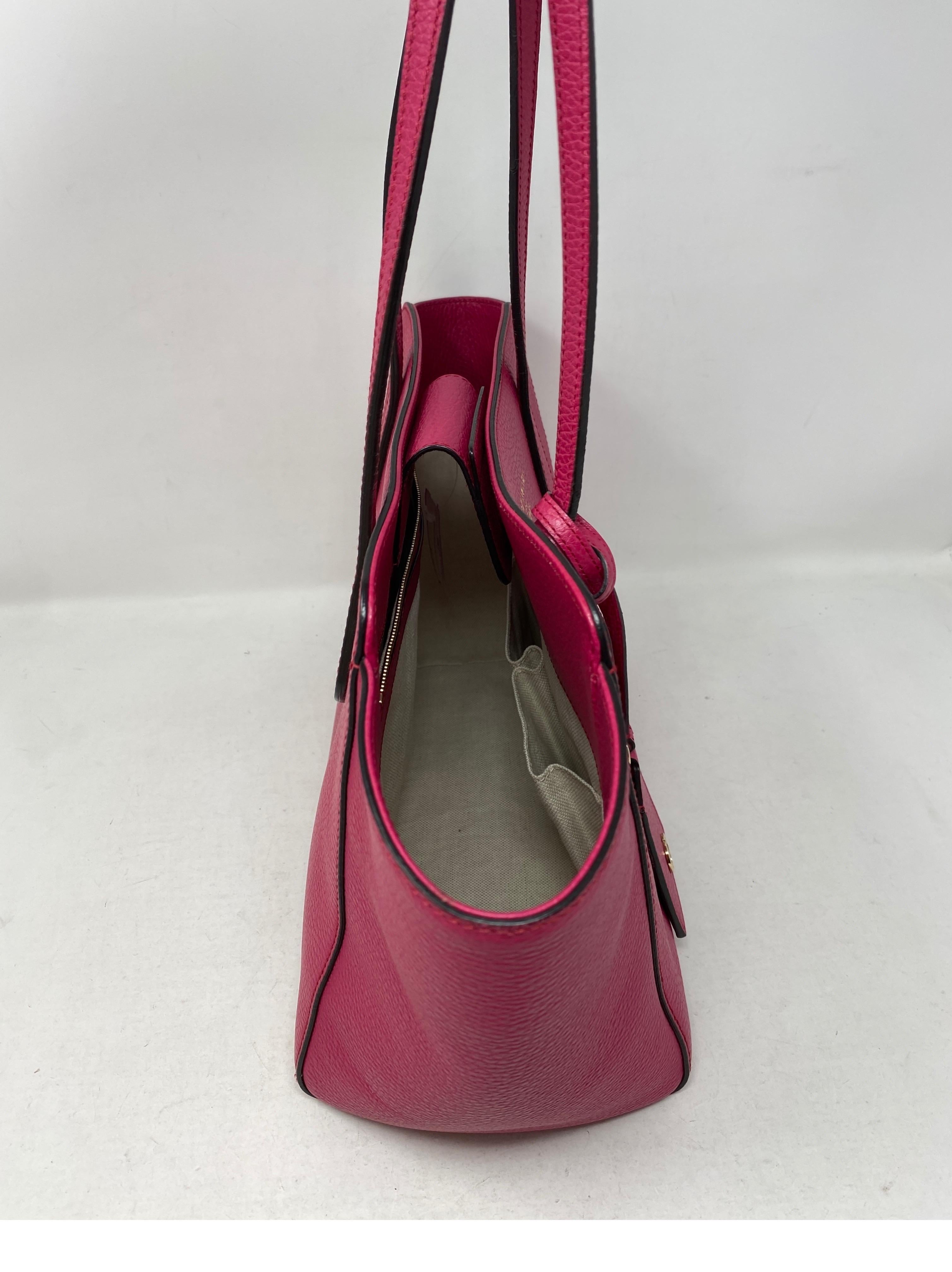 Gucci Hot Pink Ledertasche 4