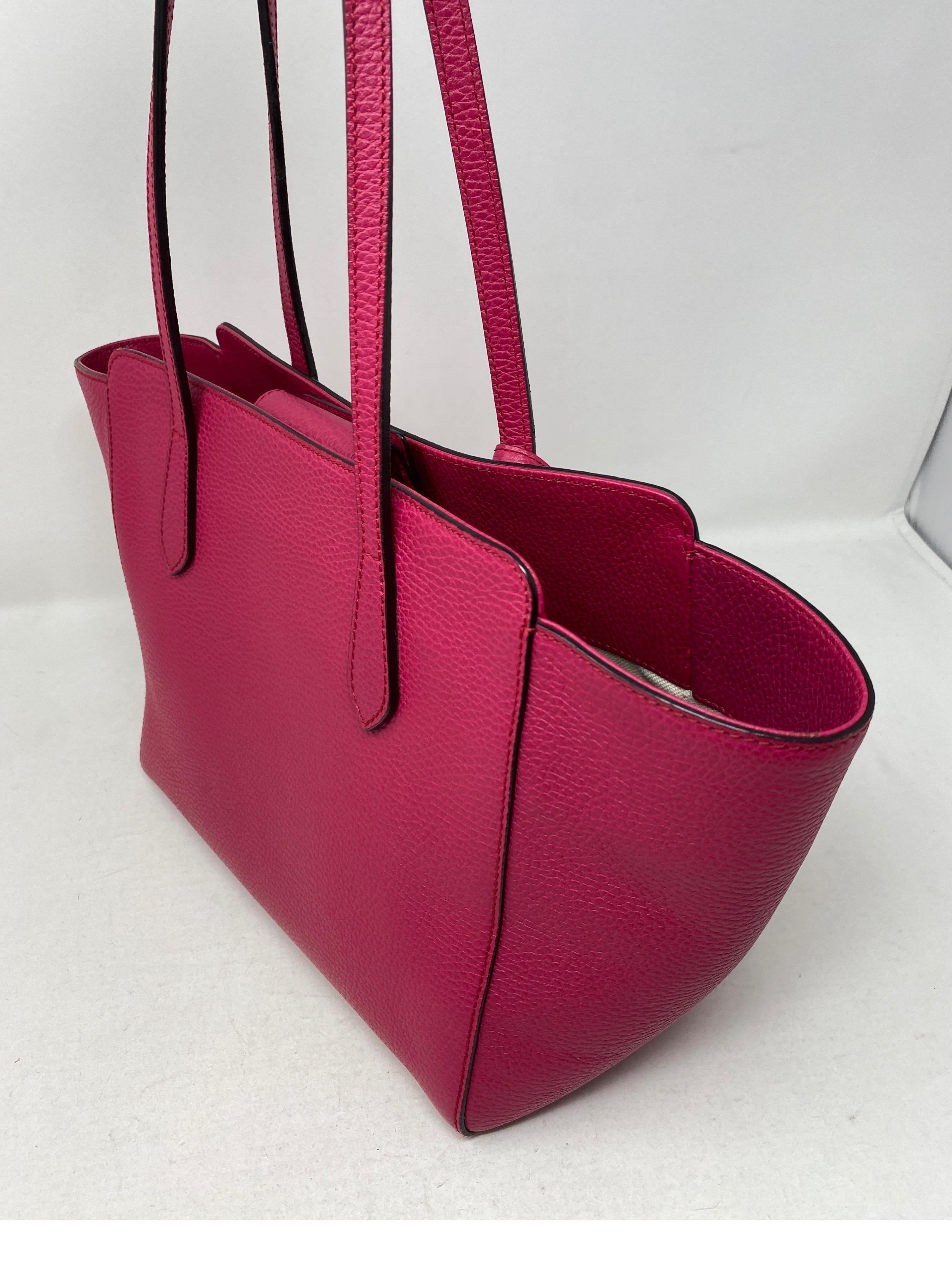 Gucci Hot Pink Ledertasche 5
