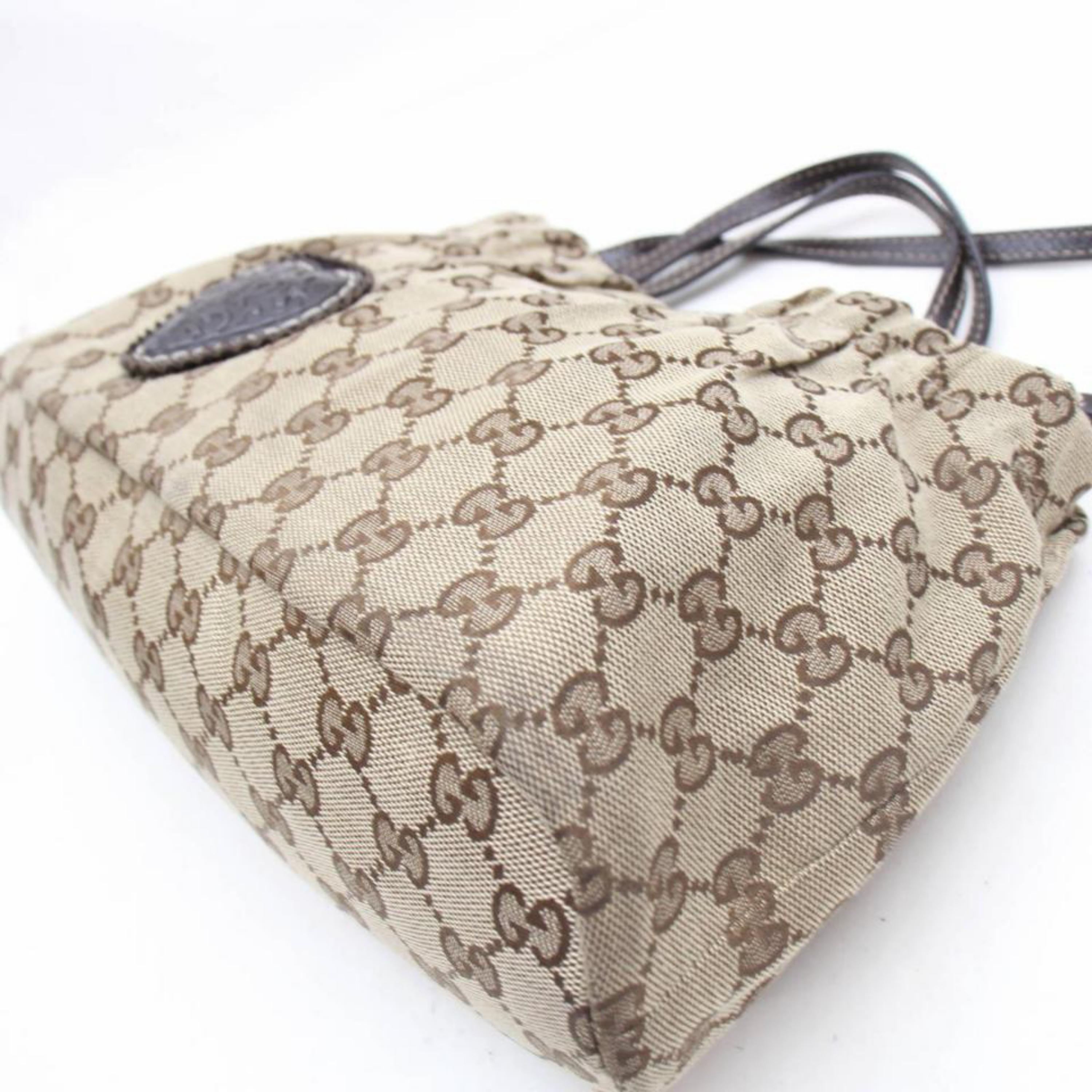 Gucci Hysteria Baguette 2way 867461 Brown Canvas Cross Body Bag For Sale 2