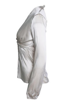 Gucci, Hysteria beige silk blouse