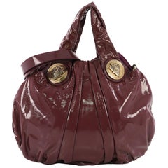 Gucci Hysteria Convertible Top Handle Bag Patent Small