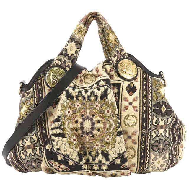 Gucci Hysteria Convertible Top Handle Bag Tapestry Medium at 1stDibs