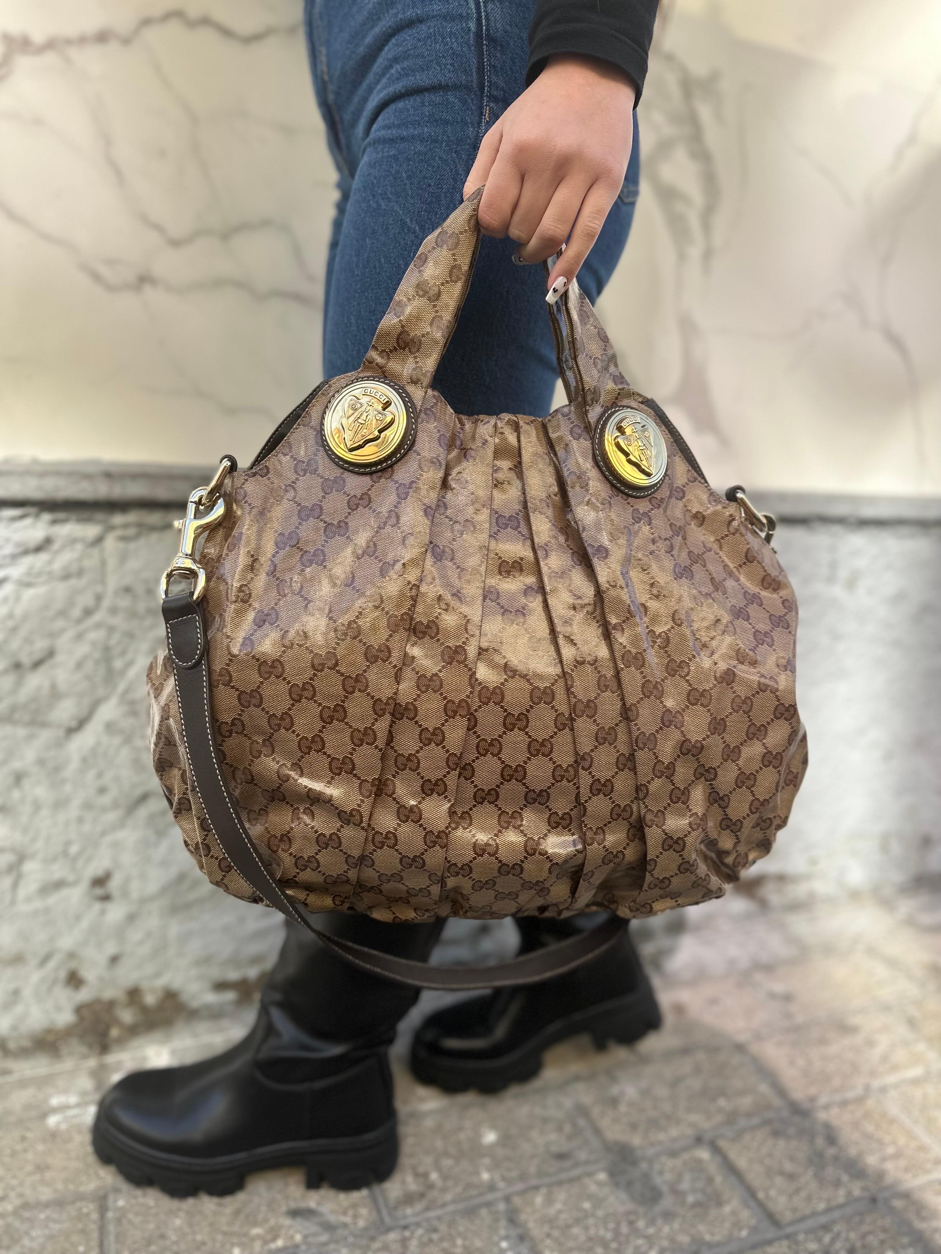 Gucci Hysteria Crystal GG Supreme Top Handle Bag 6