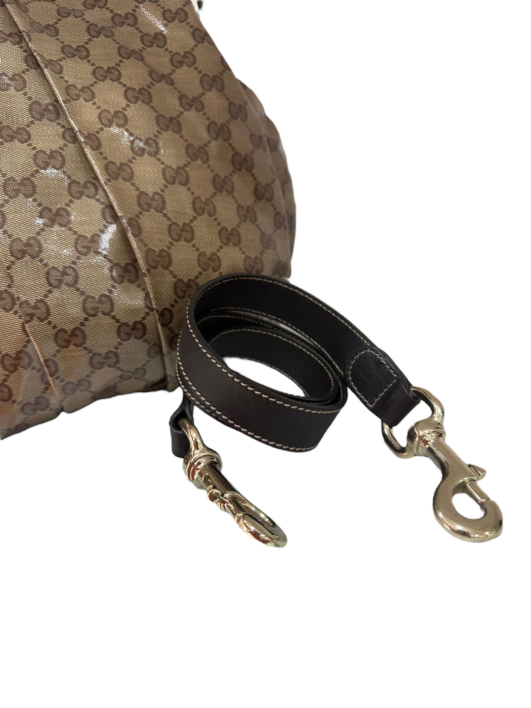 Gucci Hysteria Crystal GG Supreme Top Handle Bag 4