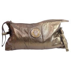 Gucci Hysteria Metallic Leather Clutch Bag