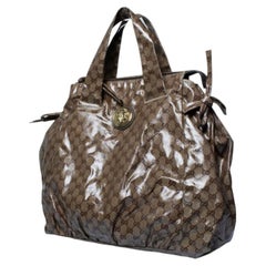 Gucci, Hysteria tote in coated canvas