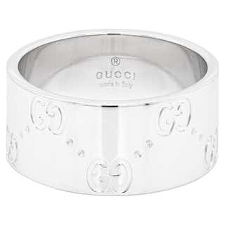 Gucci Icon Thin Band in White Gold YBC225985001 For Sale at 1stDibs ...