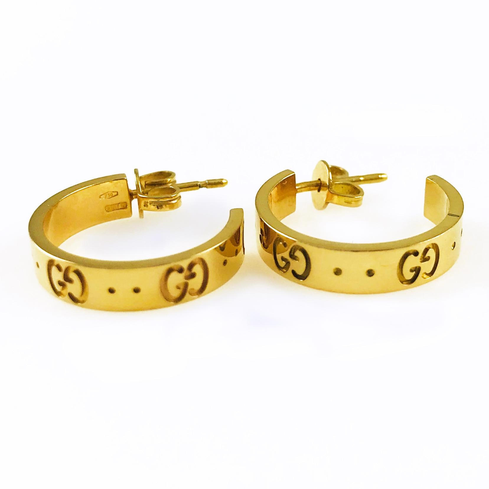 gucci hoop earrings