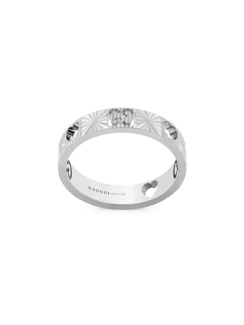 gucci ring white gold