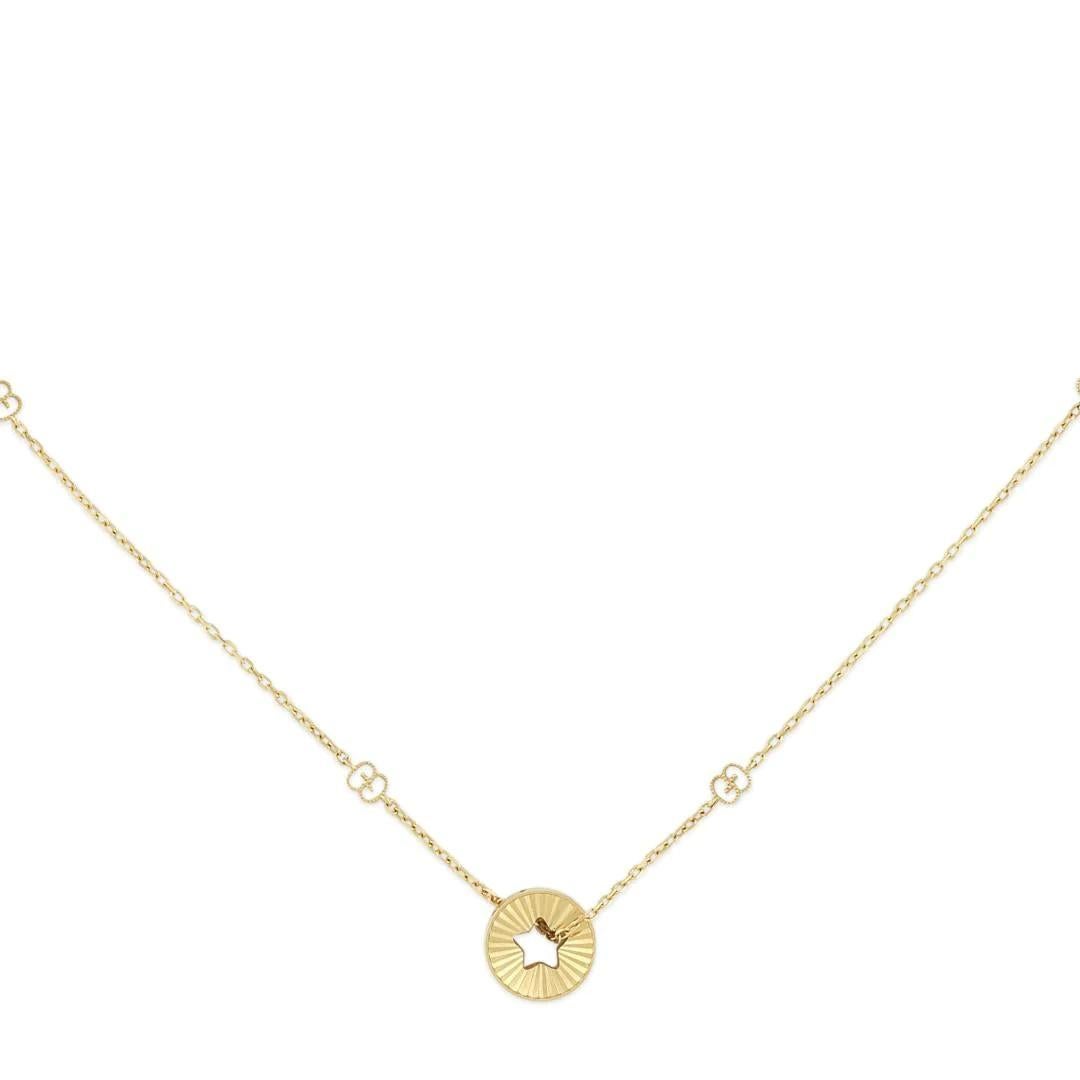 Gucci Icon 18ct Yellow Gold Open Heart Chain Necklace YBB729363001

The latest silhouettes for the Icon line offer new refined and contemporary executions of signature pieces. Intricate engraved details offer a magical touch, such as the heart motif