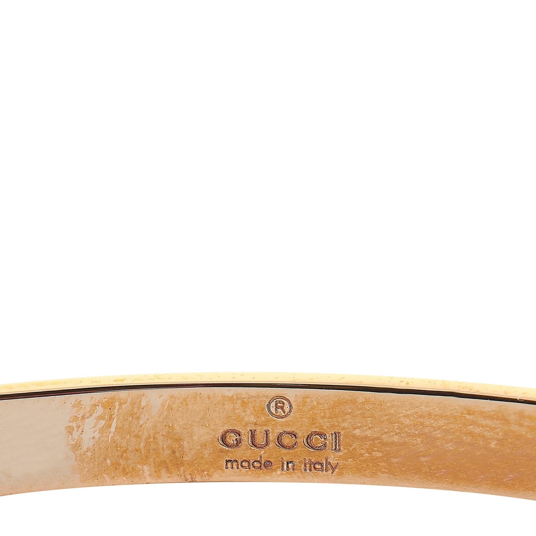 gucci rose gold bracelet