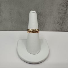 Gucci Icon 18K Rose Gold GG Wide Ring 6mm Size 7
