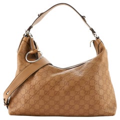 Gucci Icon Bit Hobo Guccissima Leather Medium