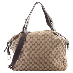 Gucci Icon Bit Top Handle Bag GG Canvas Large