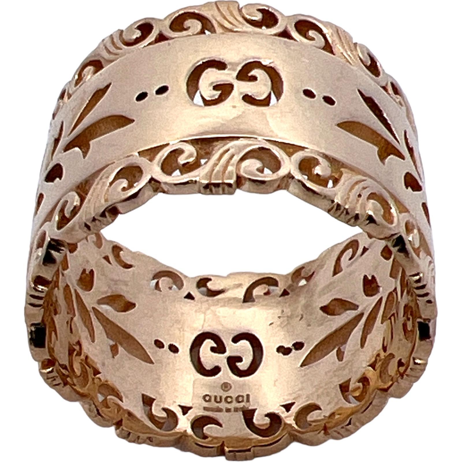 gucci wide band ring