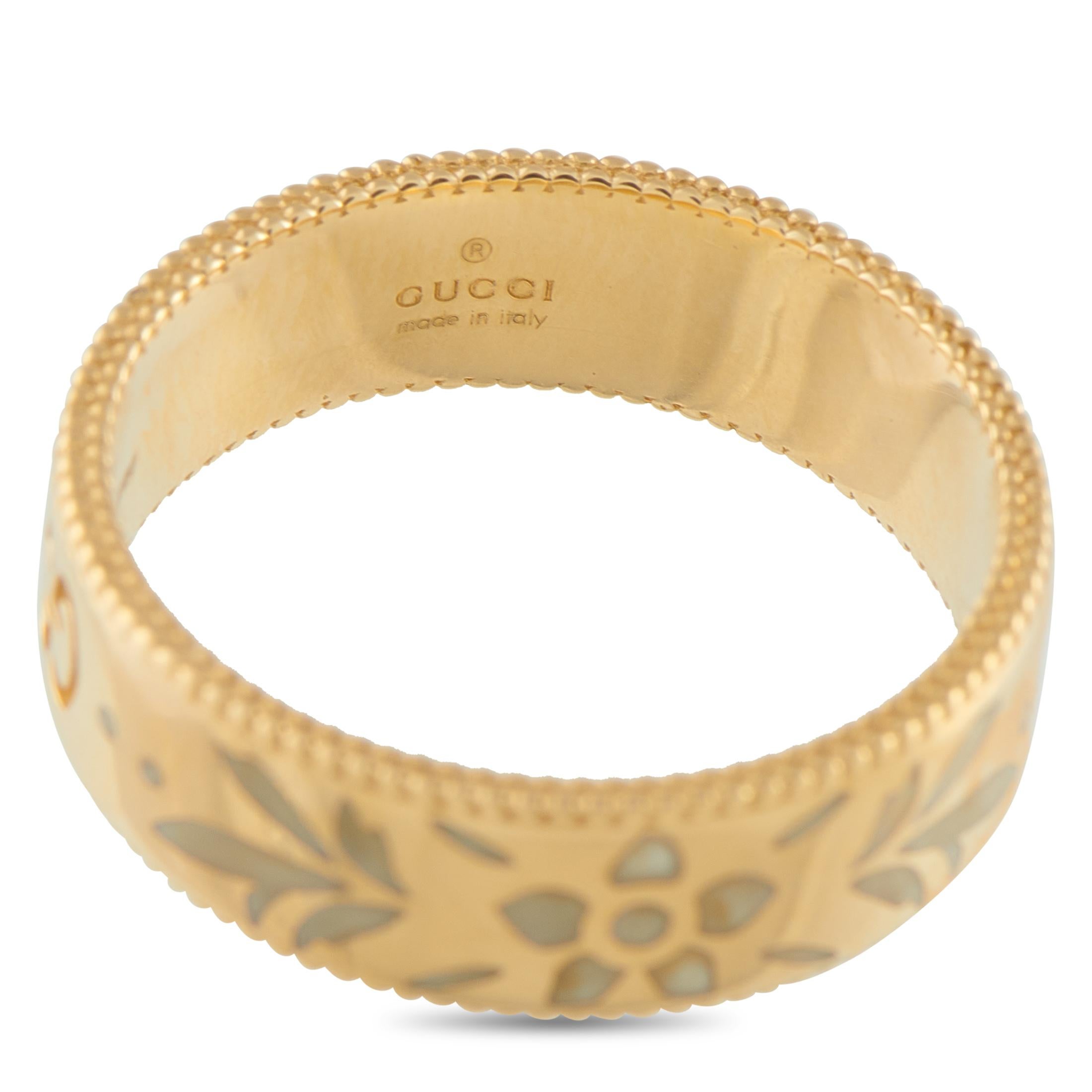 Donna Gucci Icon Blooms 18K Rose Gold Ring in vendita
