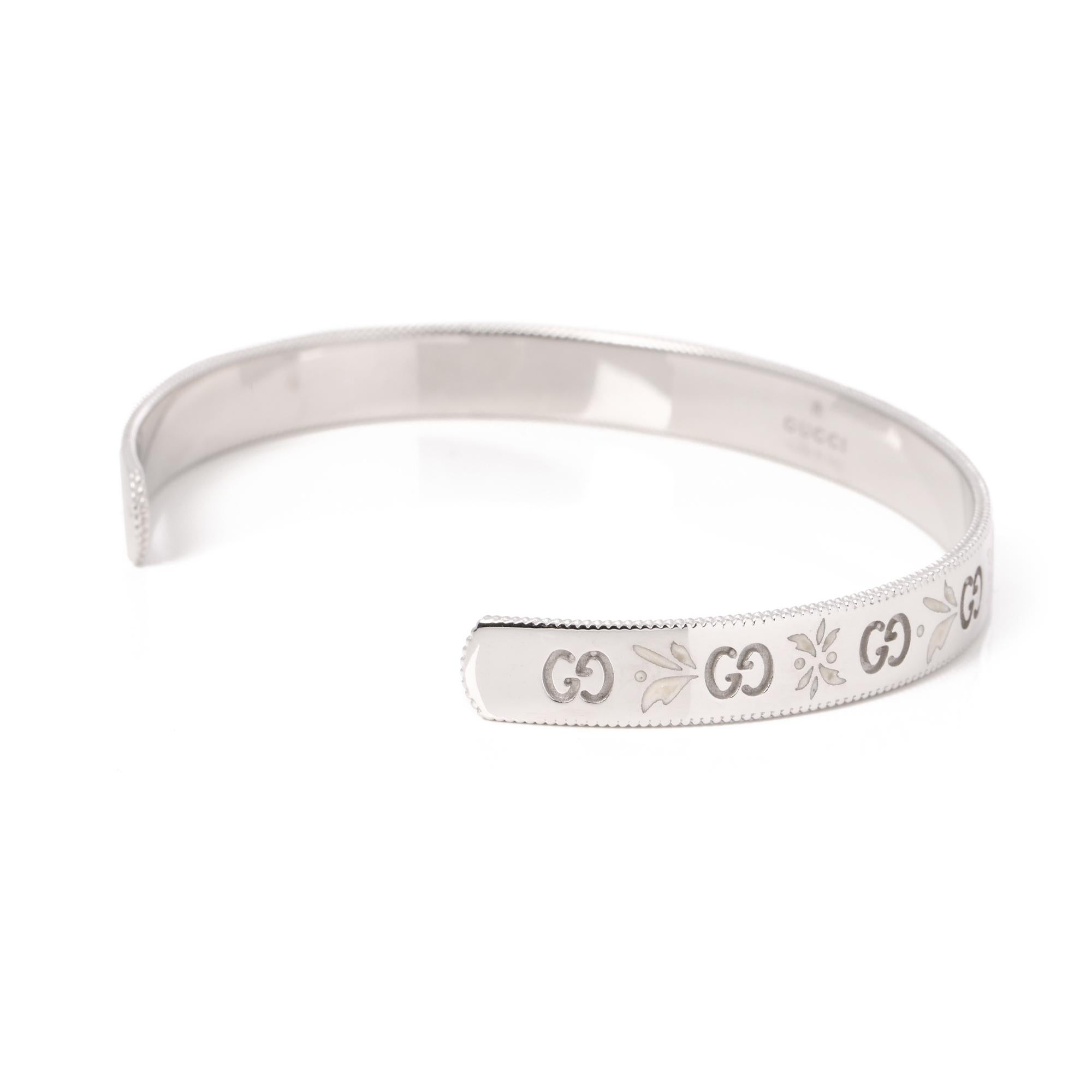 gucci icon cuff bracelet