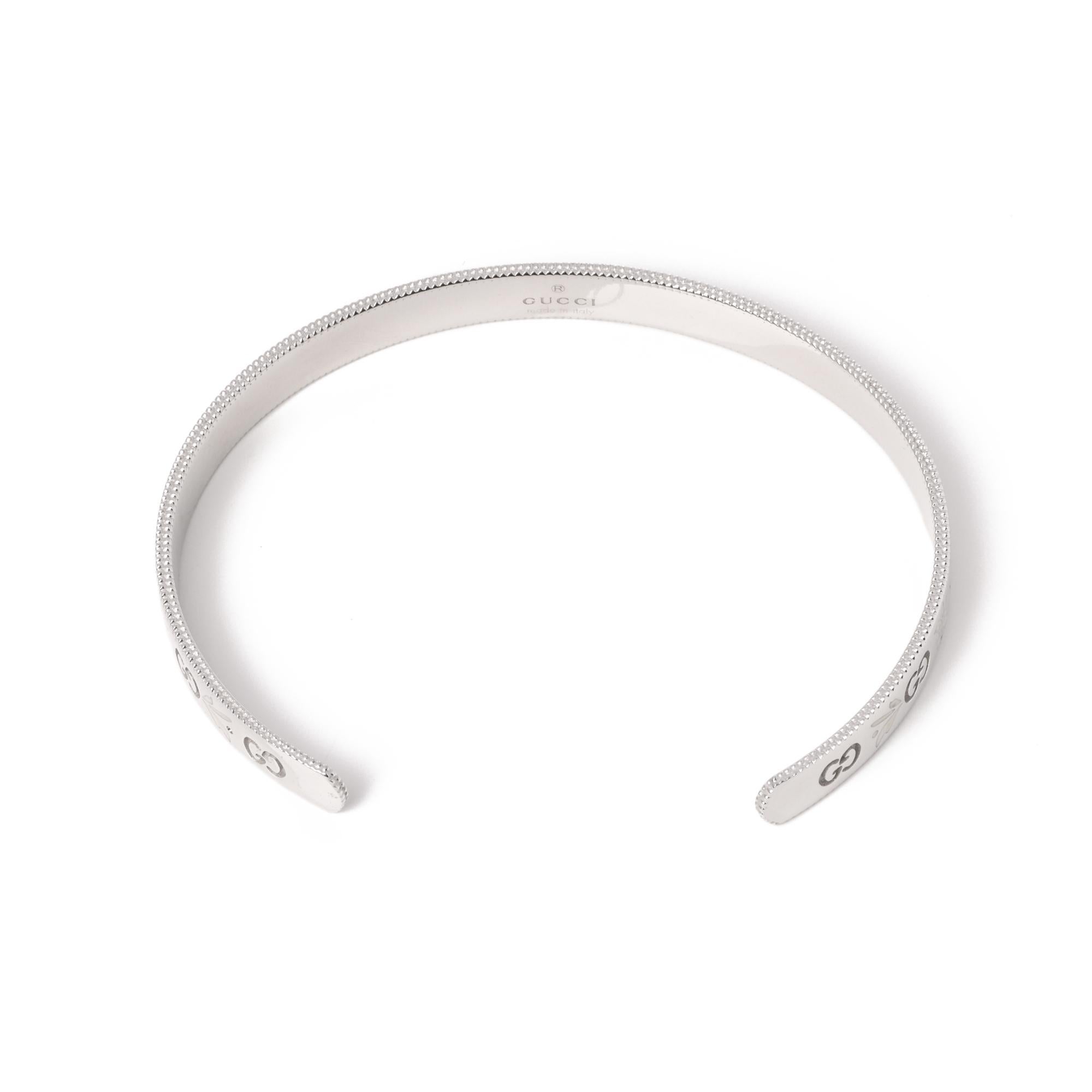 Contemporary Gucci Icon Blooms Cuff Bangle