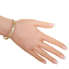 Gucci Icon Blossom Armband aus 18 Karat Roségold und weißer Emaille