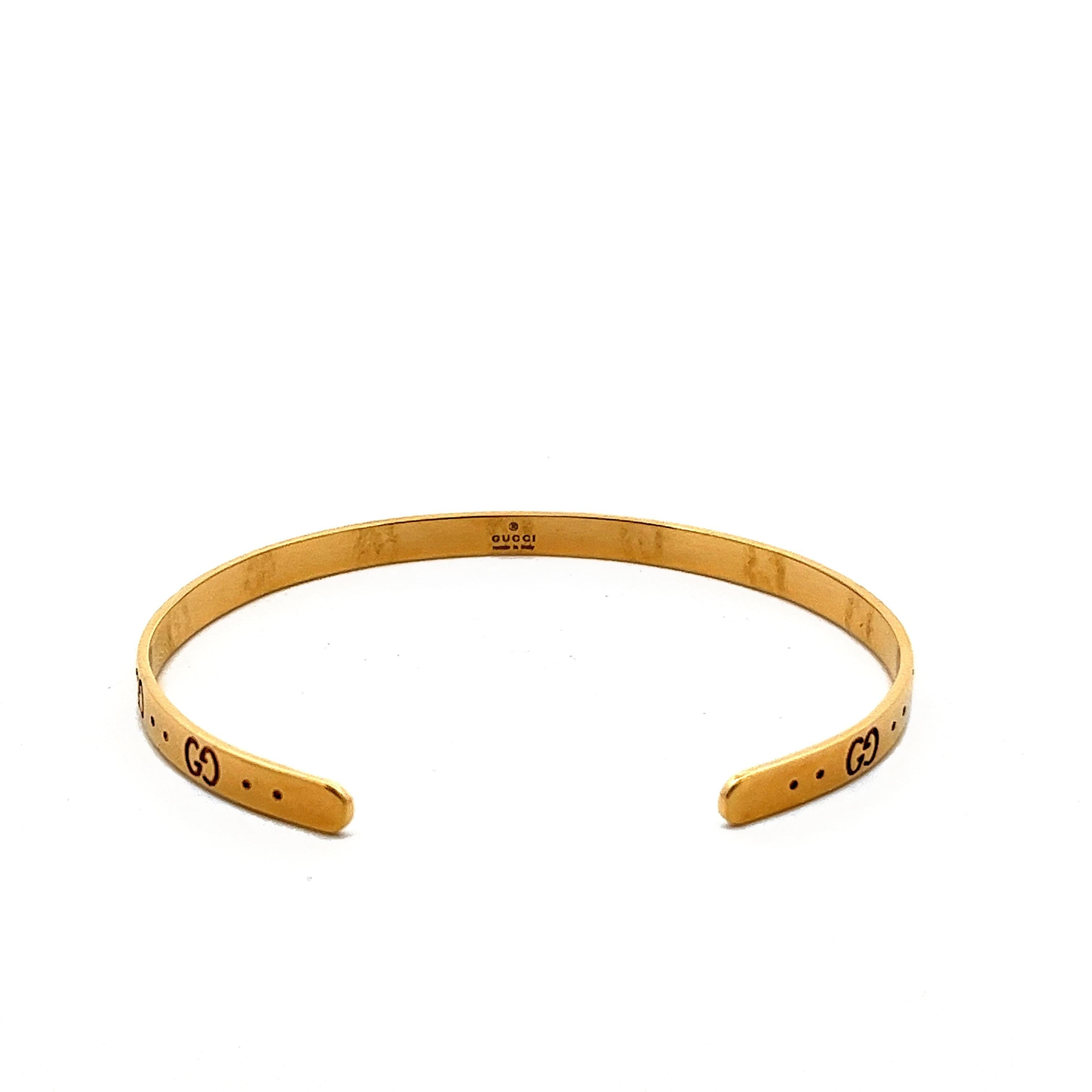 gucci bangle bracelet gold