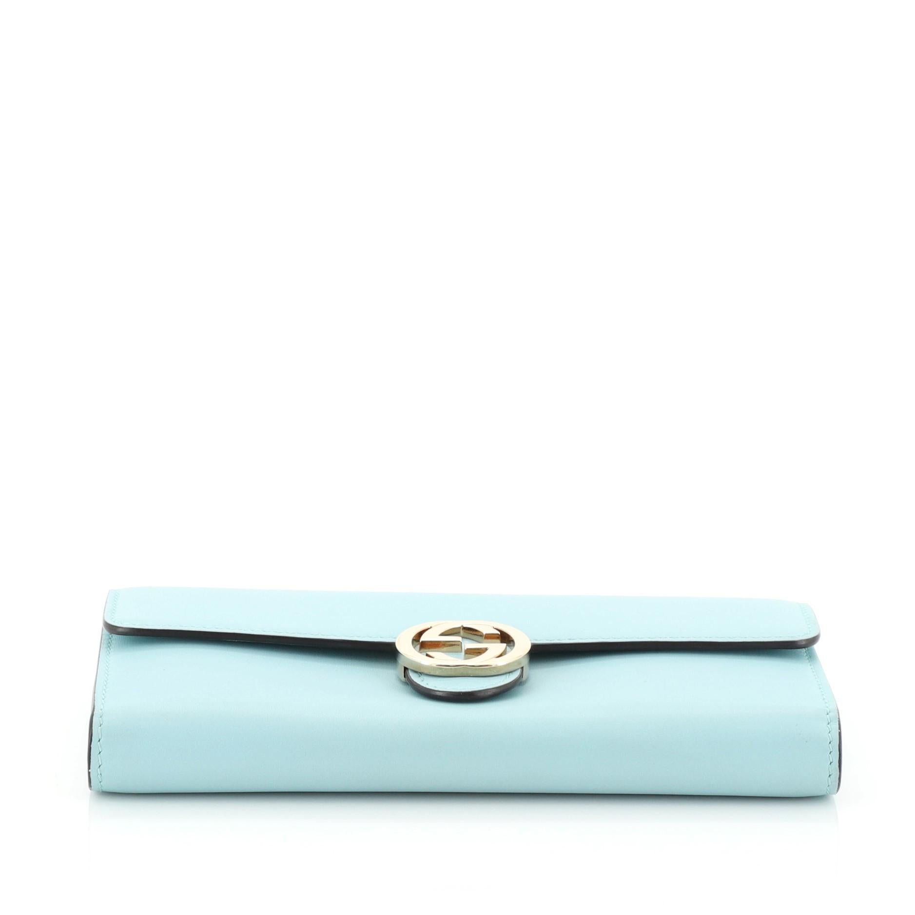 Women's Gucci Icon Continental Wallet Leather