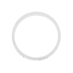 Gucci Icon Logo 18 Karat White Gold Wide Ring