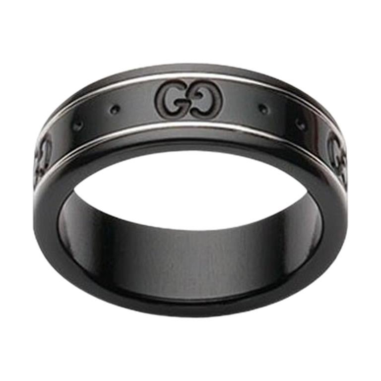 Gucci Icon Thin Band in White Gold YBC225985001