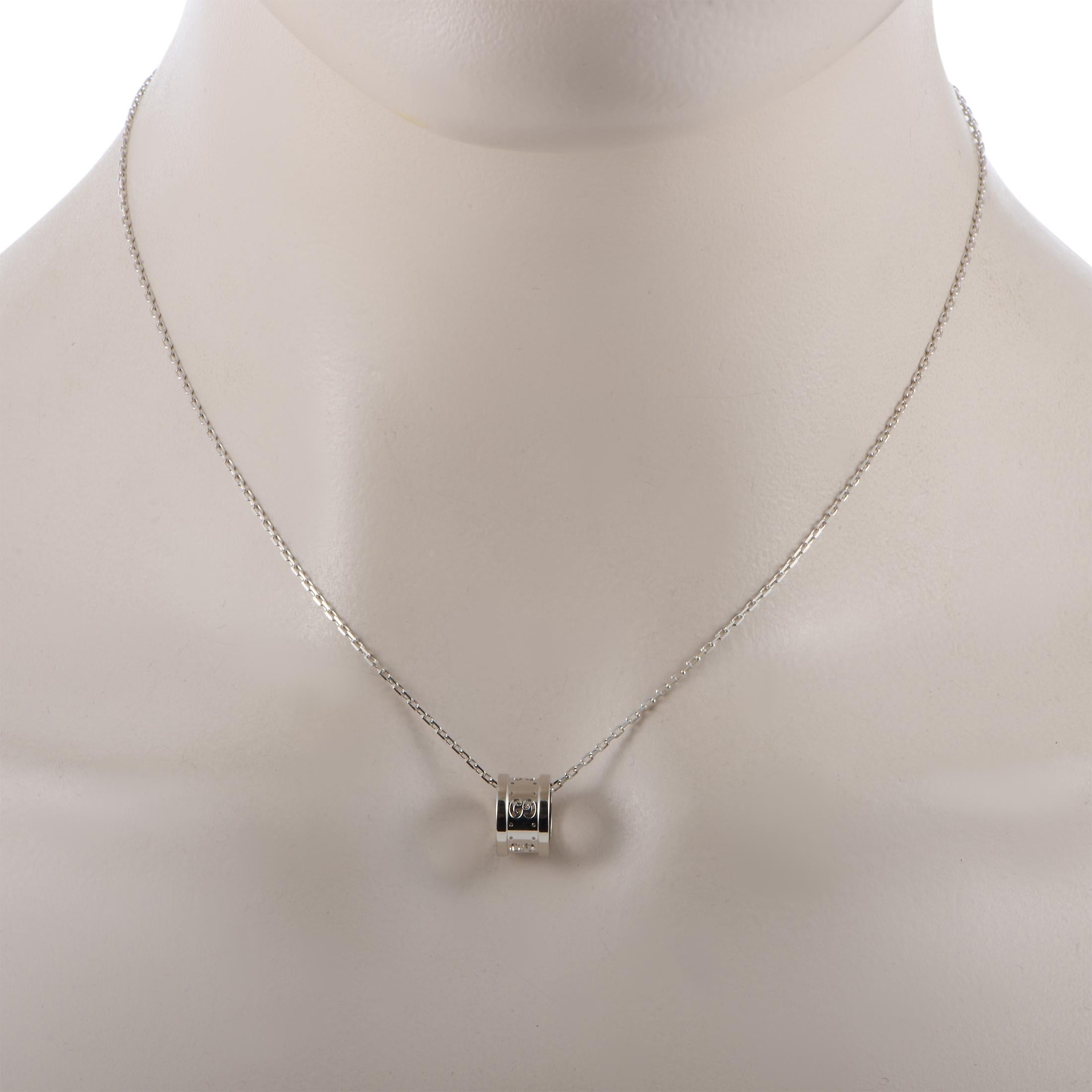 gucci icon twirl necklace