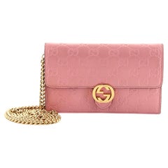 Gucci Icon Wallet on Chain Guccissima Leather