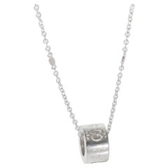 Gucci Icon Collana con fiori di smalto bianco in oro bianco 18 carati