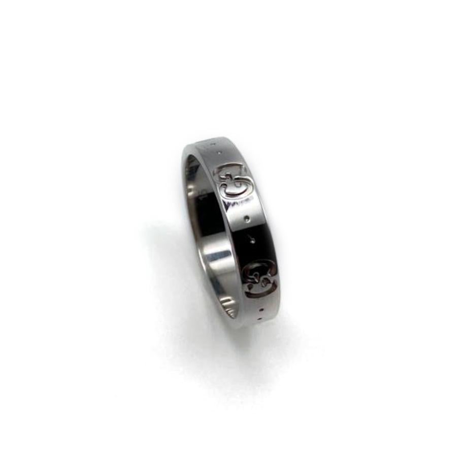 GUCCI ICON White Gold Ring. Brand New D364870MG For Sale 1