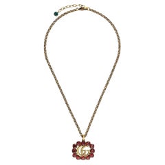 Gucci ICrystal Double G Marmont Necklace