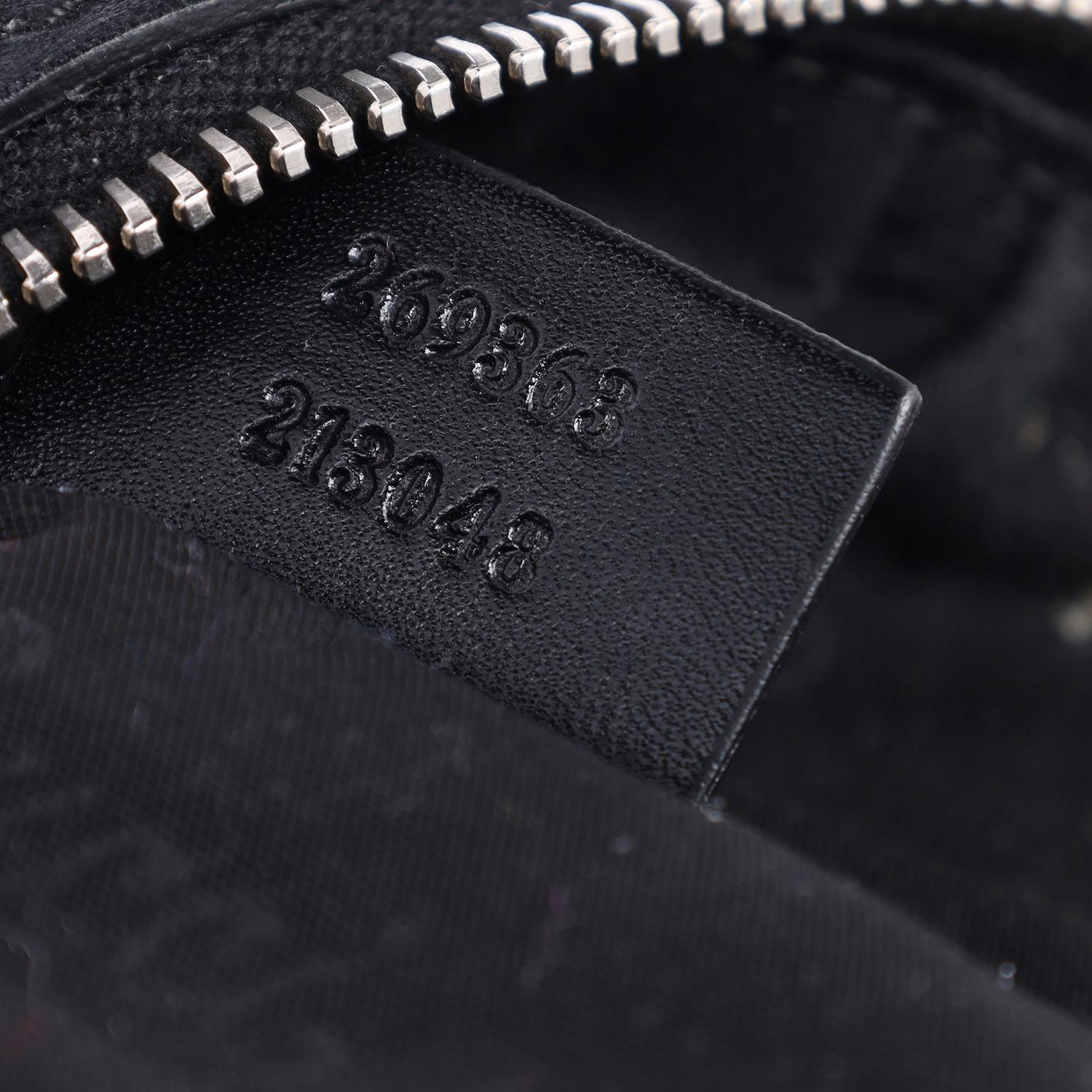 Gucci Imprime Monogram Web Carry On Duffle Bag Black 8