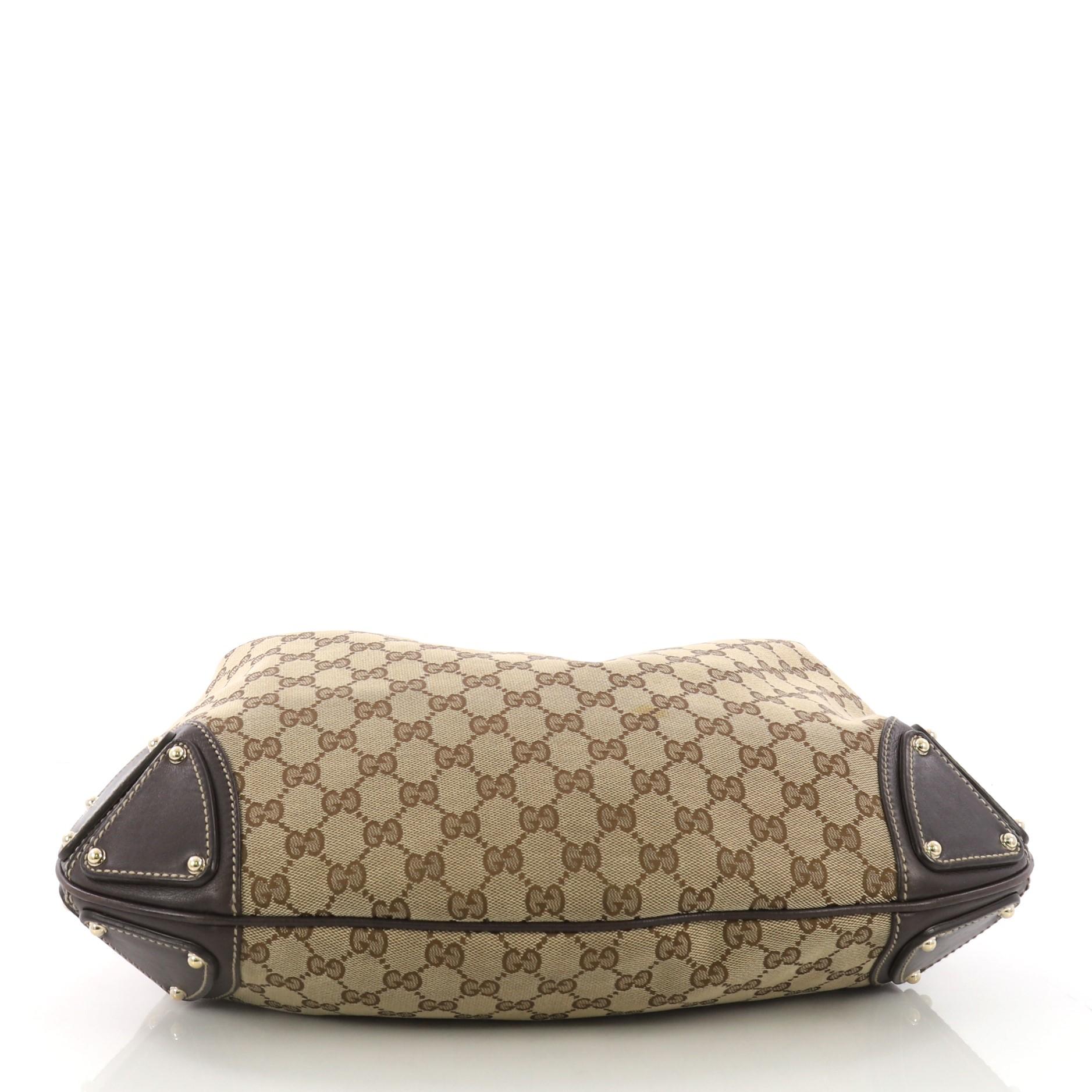 Women's Gucci Indy Hobo GG Canvas Medium